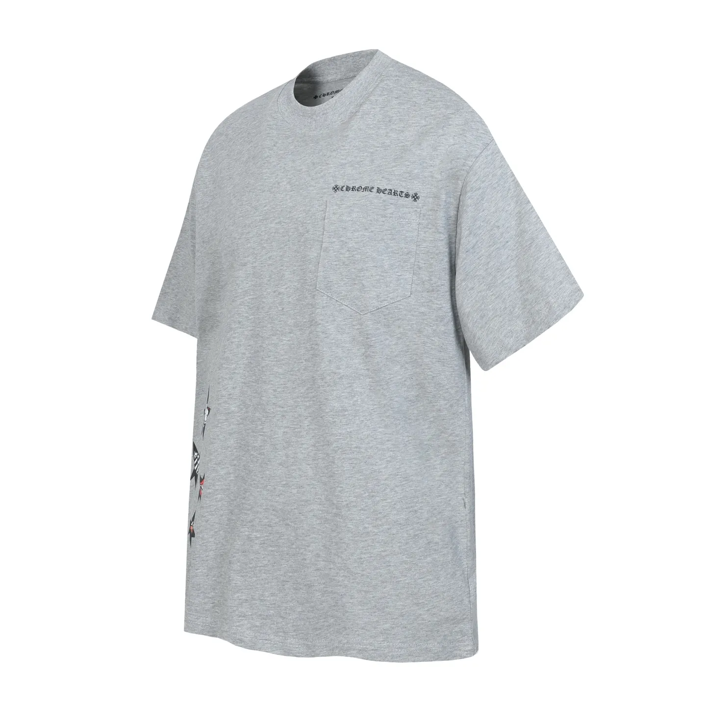 P150 Cross-border model, please do not place an order if you are pursuing quality - Chrome Hearts/Chrome Hearts Graffiti ✍️ printed short-sleeved T-shirt - High weight, high density and high quality. The wool is soft, delicate and skin-friendly. Soft and silky to the touch. Excellent warmth and skin-friendly properties. - Customized weaving and dyeing, no color difference, no matter the fabric or workmanship details. Comparing with the ordinary version on the market -Colour: floral gray -Size: S M L XL